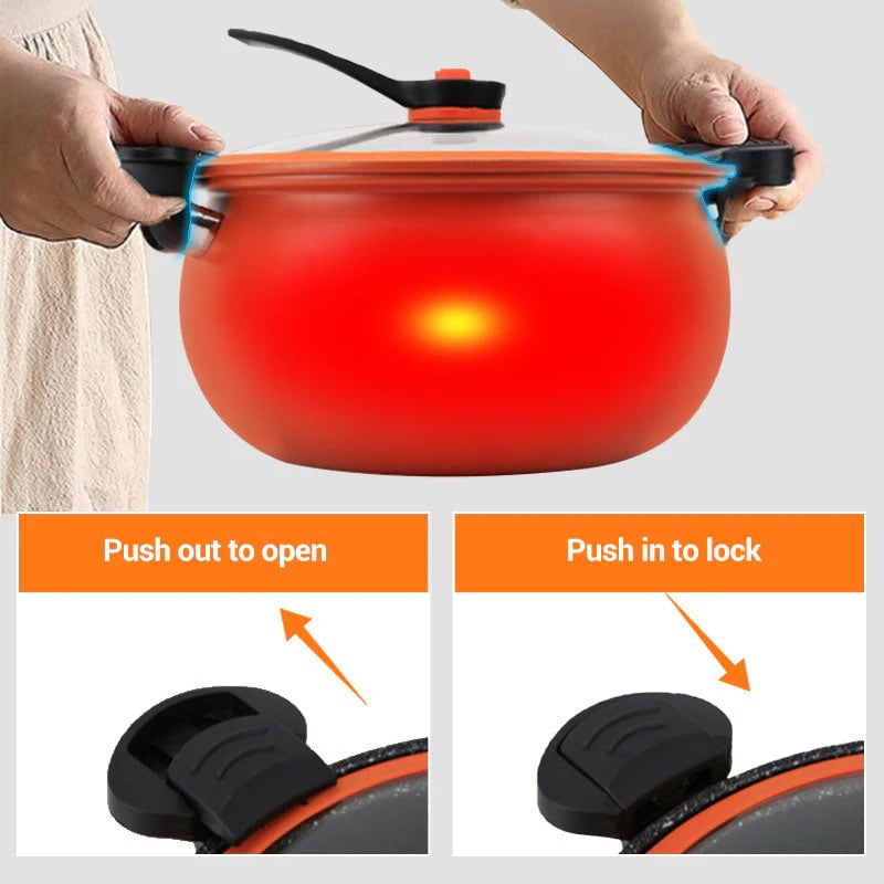 BowLift | ‍Chef's PicksMultifunctional Large Capacity Non-stick Pressure Cooker