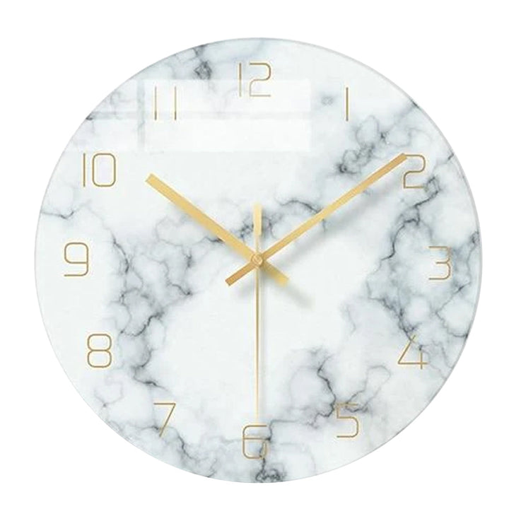 BowLift | StoneChime - Nordic Marble Wall Clock