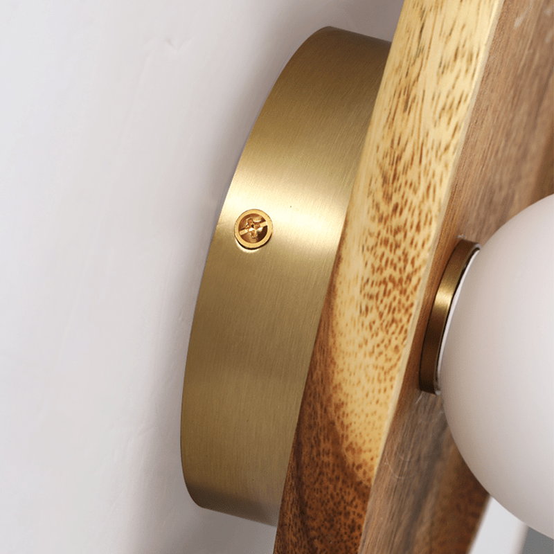 BowLift | Wooden wall lamp, natural light