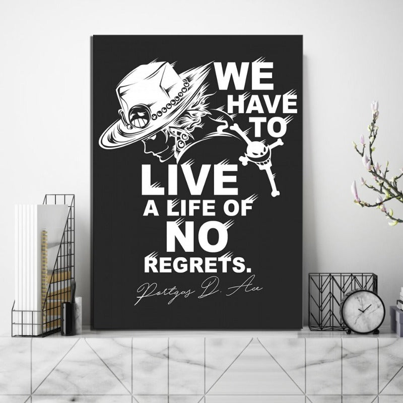 Live a Life - Canvas Wall Art Painting | Bowlift