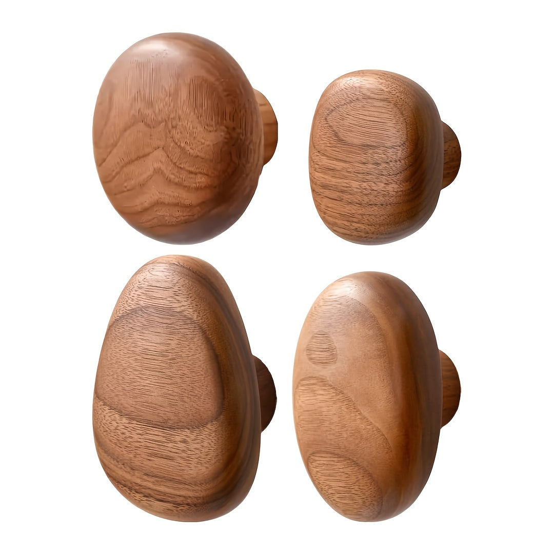 BowLift | WoodCraft Wooden Wall Hooks Set – Handmade design of walnut and beech wood
