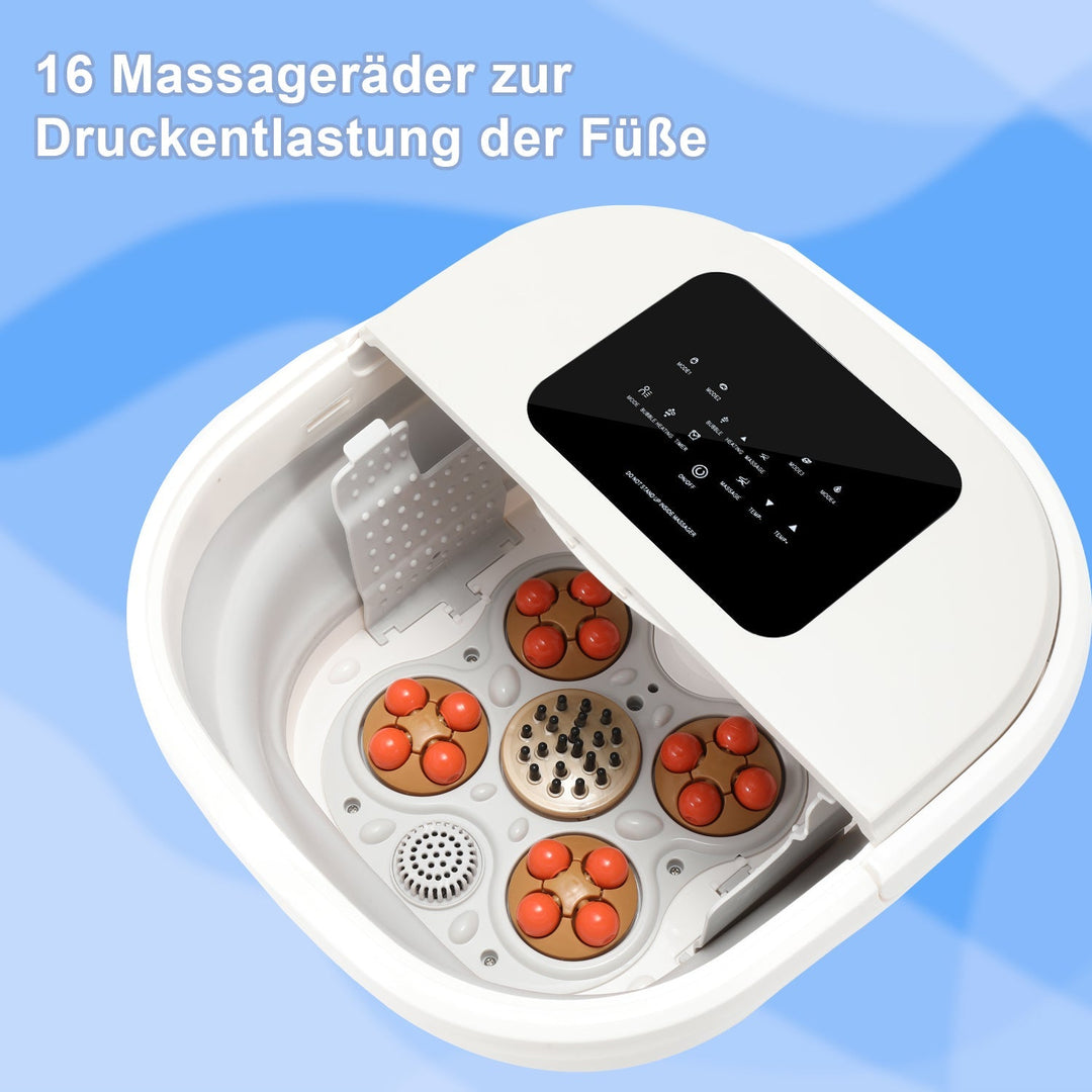 Electric foot massage device heating foldable | Bowlift