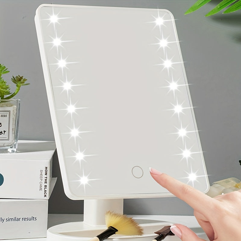 GlowMirror – Portable Makeup Mirror with LED Lighting Bowlift