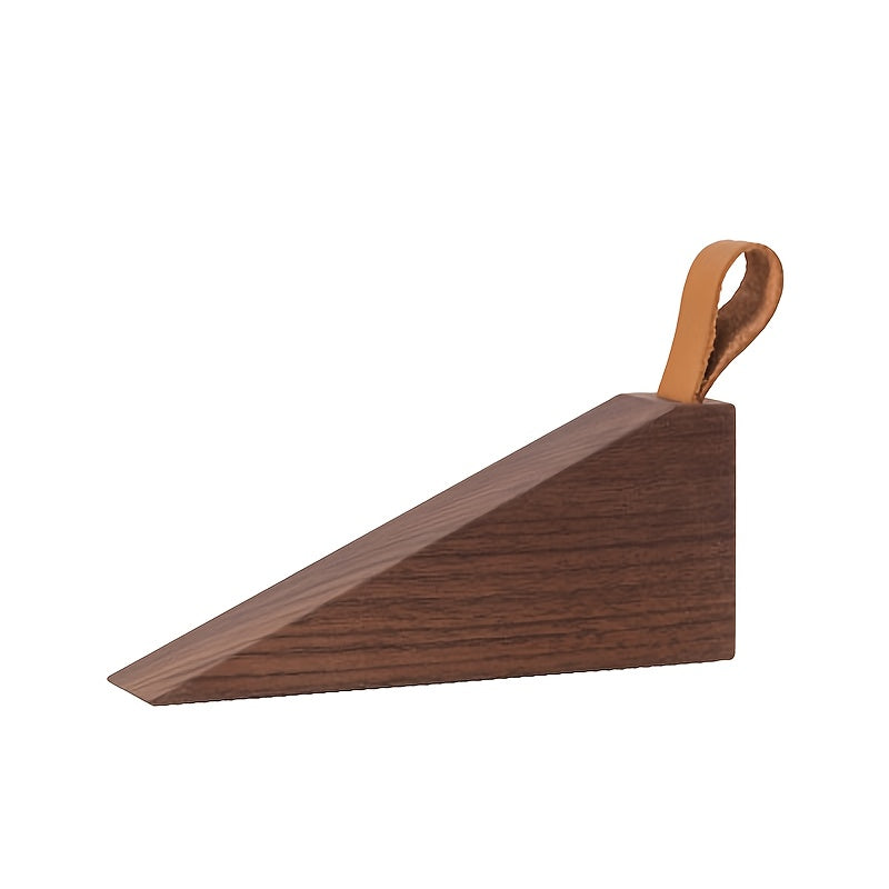 NordGrip Wooden Doorstopper – Scandinavian Design with Non-Slip Base | Bowlift