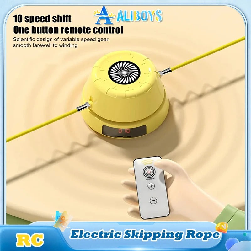 Smart Electronic Jump Rope Machine – Interactive Cardio Fitness Device for Family and Children | Bowlift
