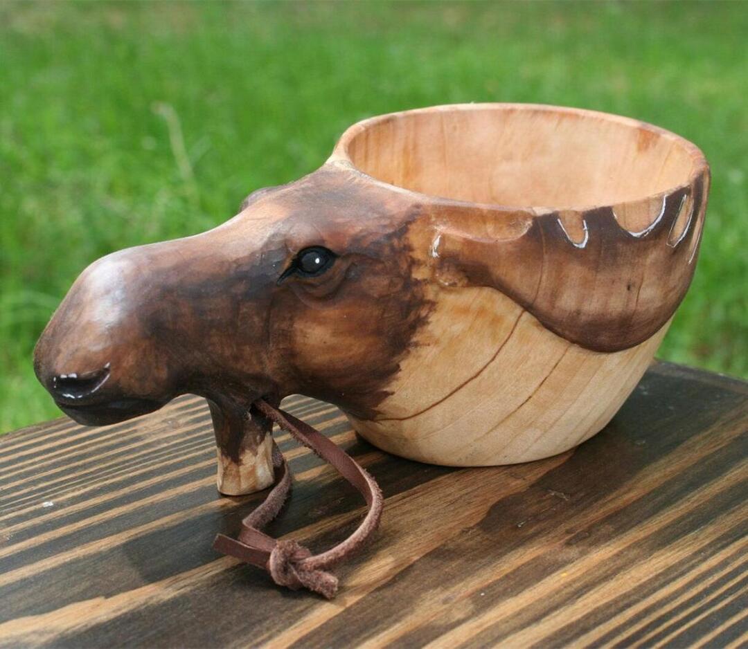BowLift | Hand Carved Wooden Mug