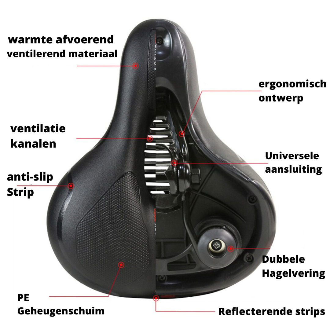 Ergonomic bike saddle – Comfortable, adjustable, and waterproof | Bowlift