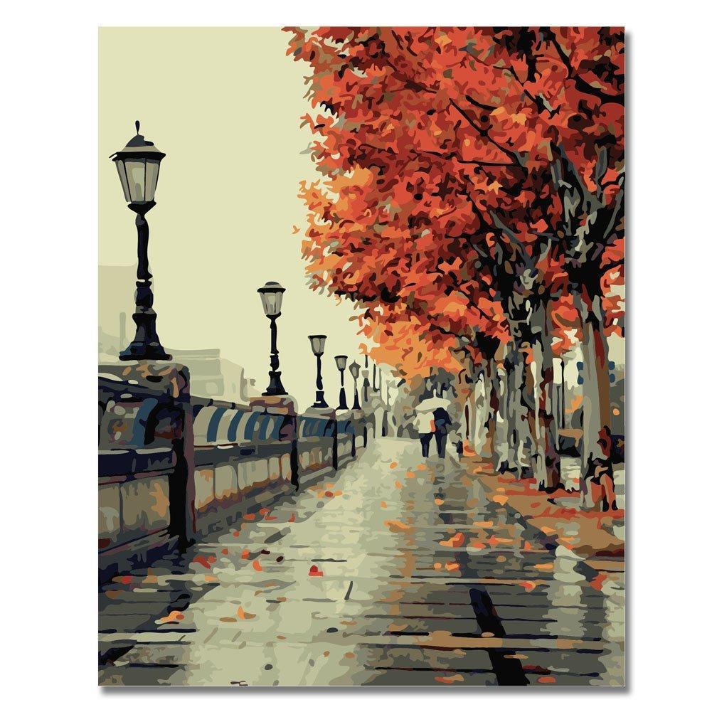 Fall - Van-Go Paint-By-Number Kit | Bowlift