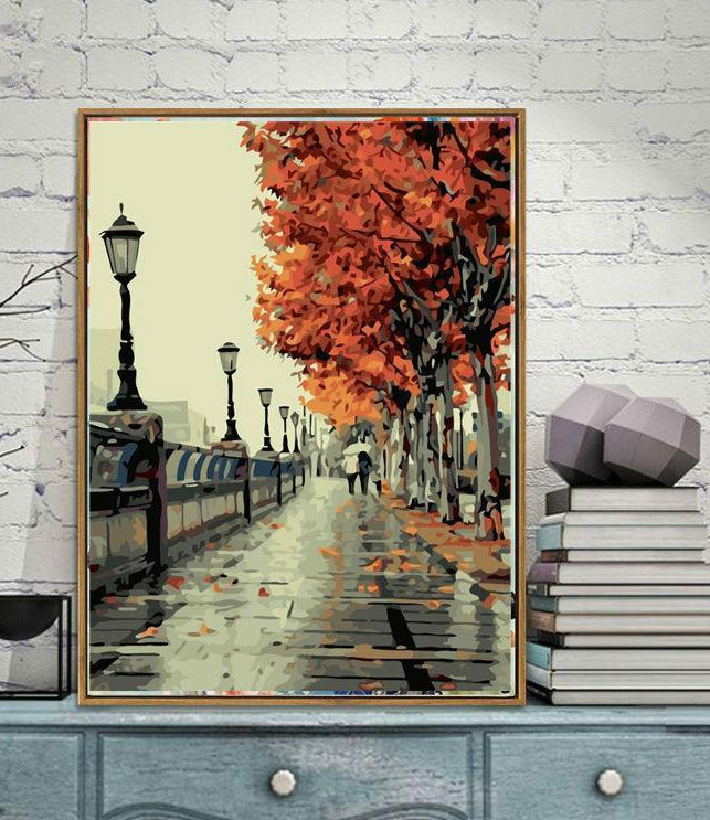 Fall - Van-Go Paint-By-Number Kit | Bowlift