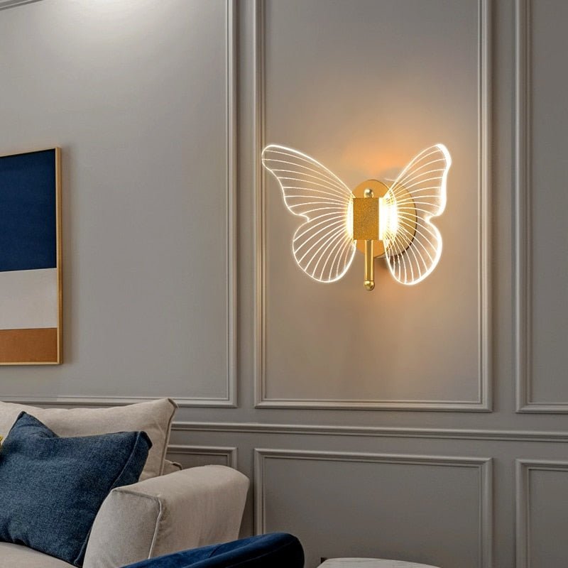 BowLift | Wall LED Lamp with Butterfly Effect in Subtle Style