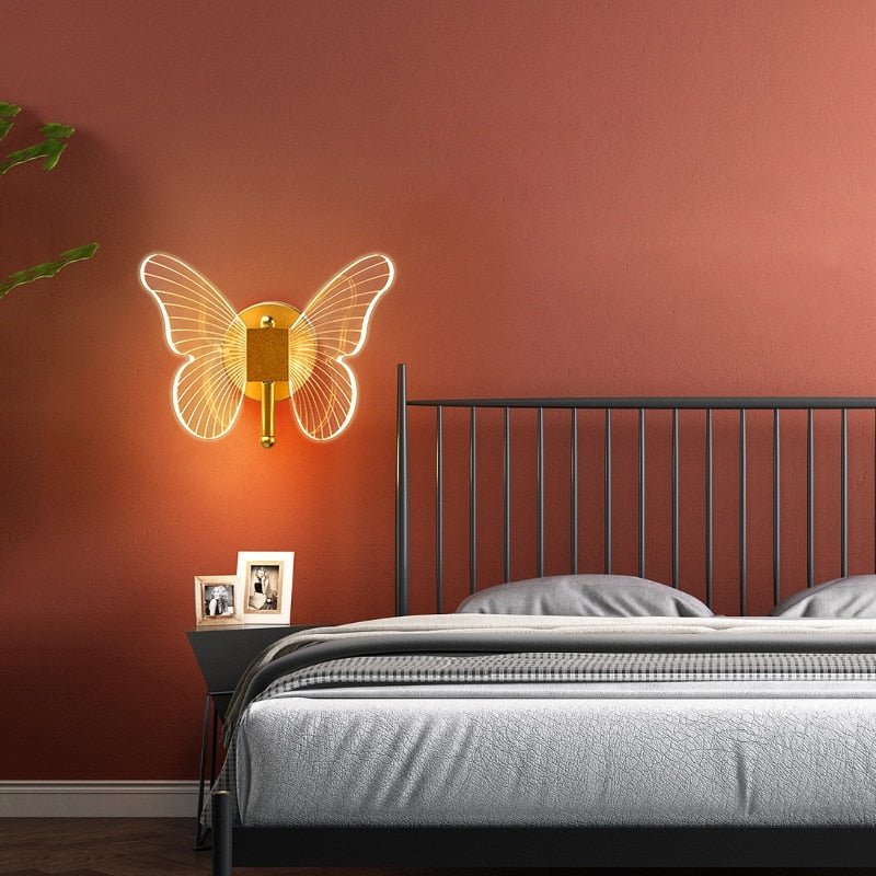 BowLift | Wall LED Lamp with Butterfly Effect in Subtle Style