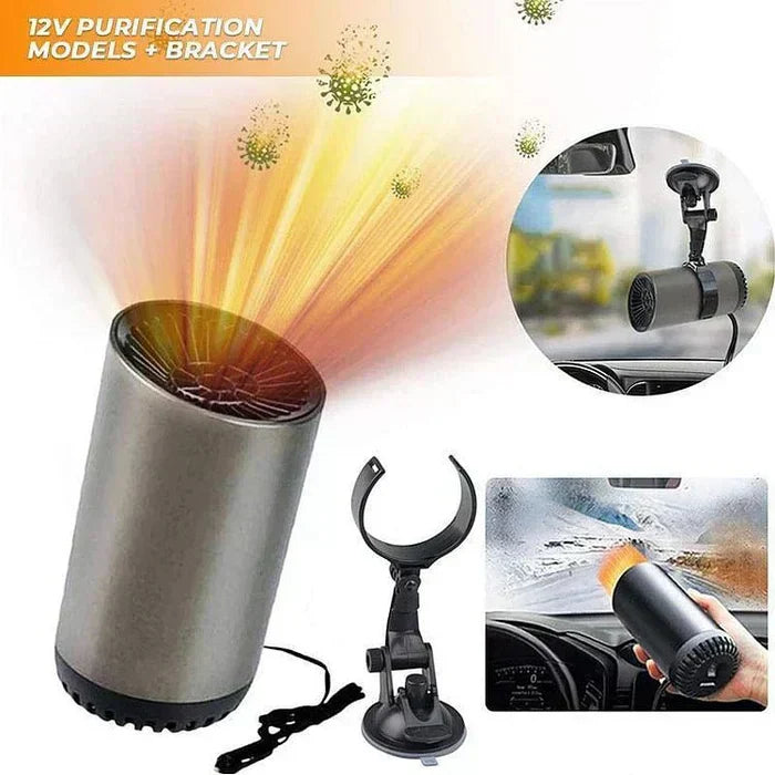 BowLift | CupHeat 12V Car Heating & Defroster – Compact 360° Heating Fan