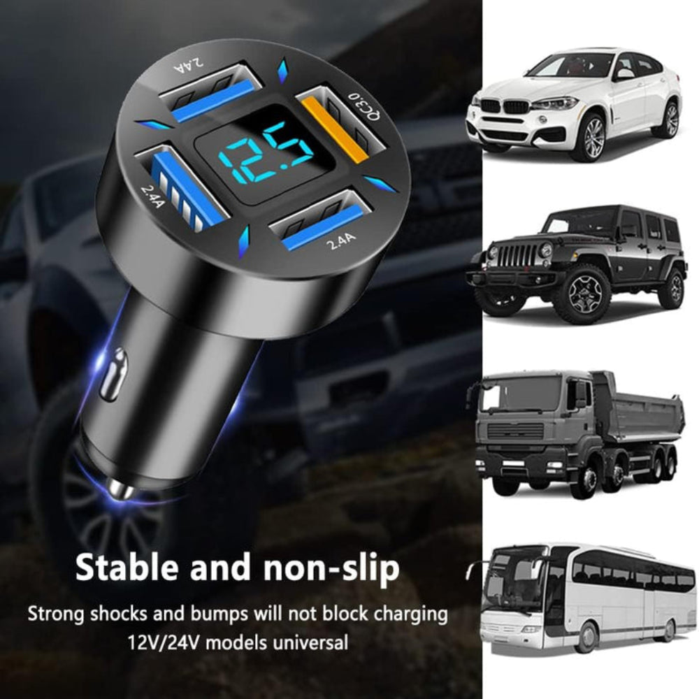 BowLift | Car Charger Fast USB Multi Port Adapter