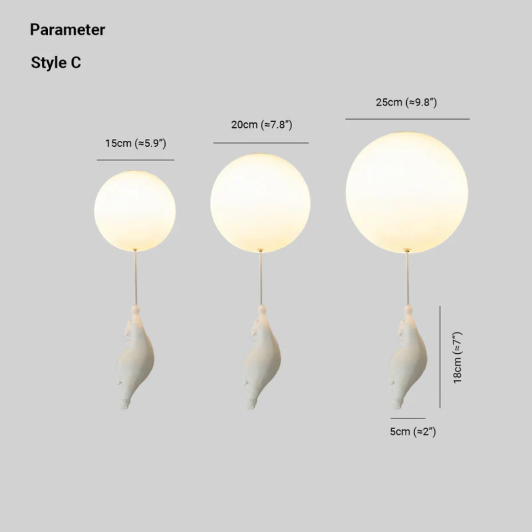 BowLift | Fateh Ceiling Lights Pendant Lights Bear Balloon