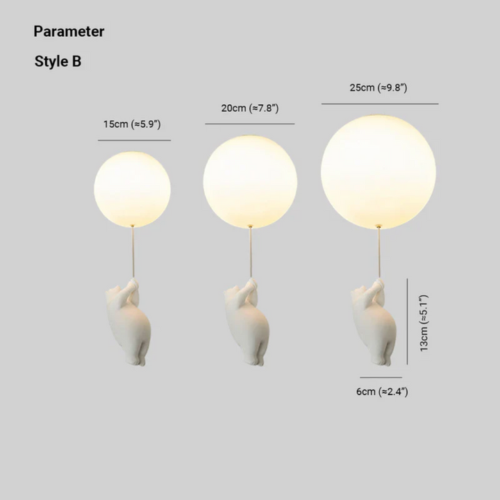BowLift | Fateh Ceiling Lights Pendant Lights Bear Balloon