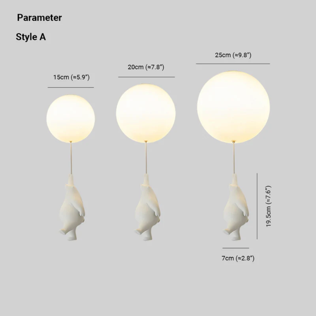 BowLift | Fateh Ceiling Lights Pendant Lights Bear Balloon