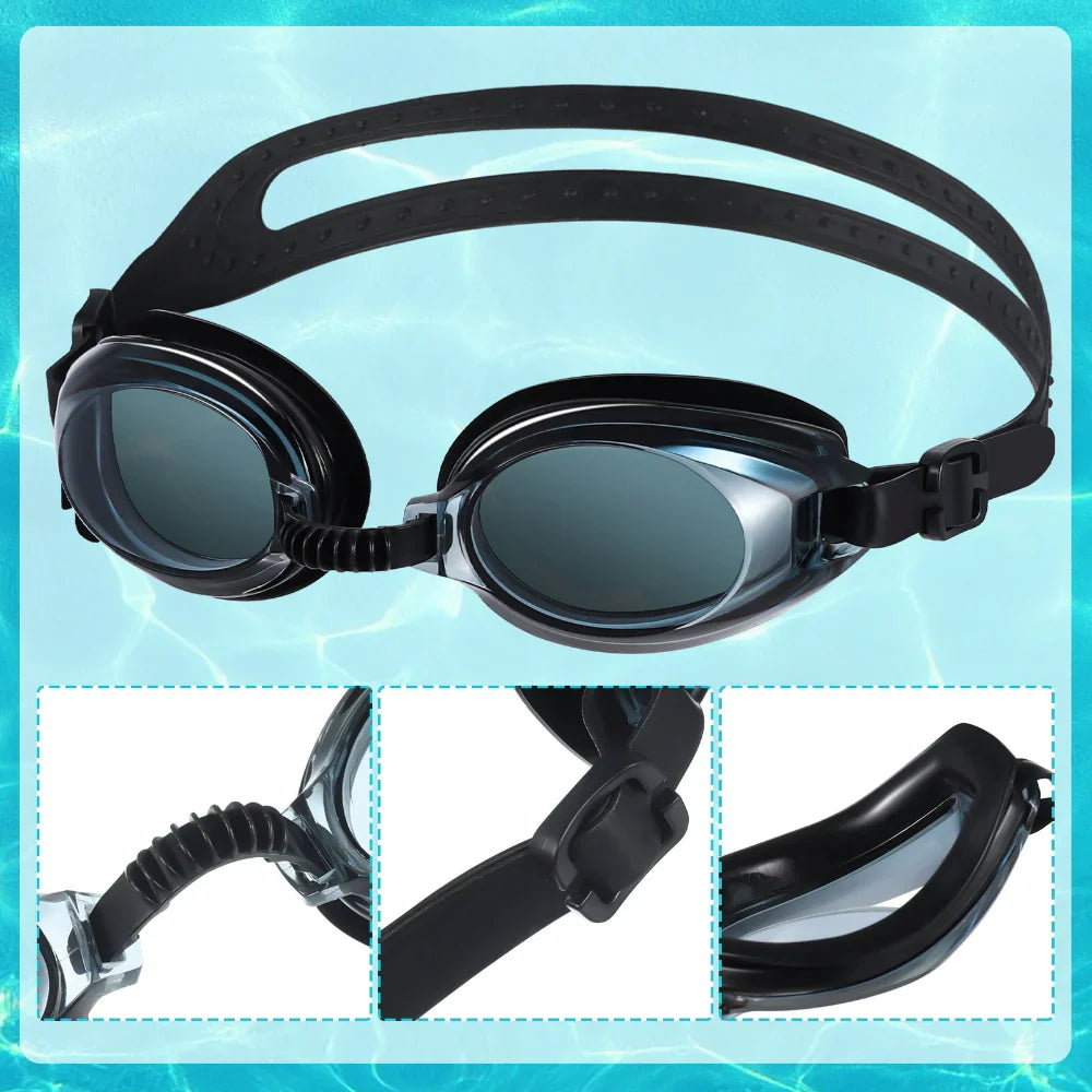 Swimming goggles 3-pack for adults | Bowlift
