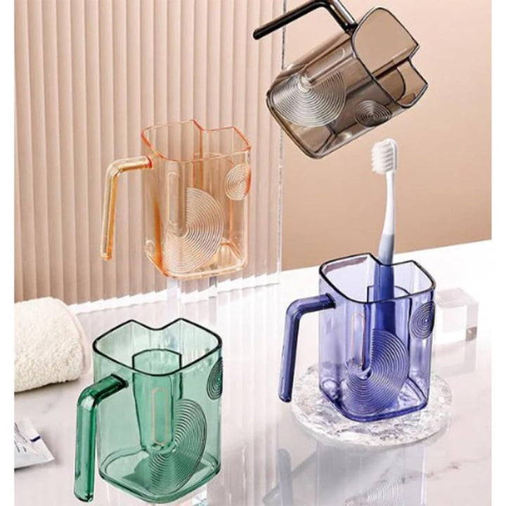 Self-Draining Toothbrush Tumbler Bowlift