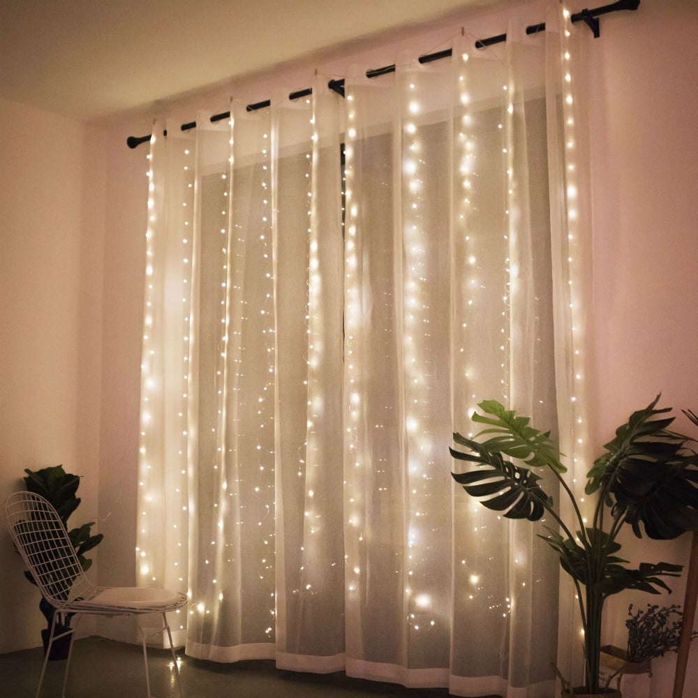 BowLift | LED Rainbow Curtain Lights — Color Changing Waterproof Decoration