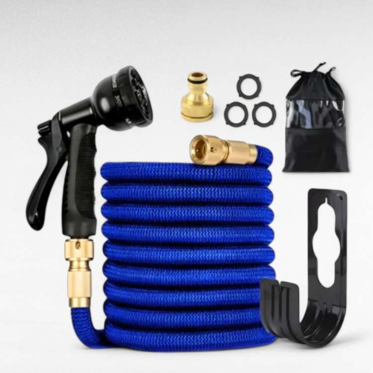 AquaGlide Expandable Garden Hose — Finally watering effortlessly without knots and stress | Bowlift