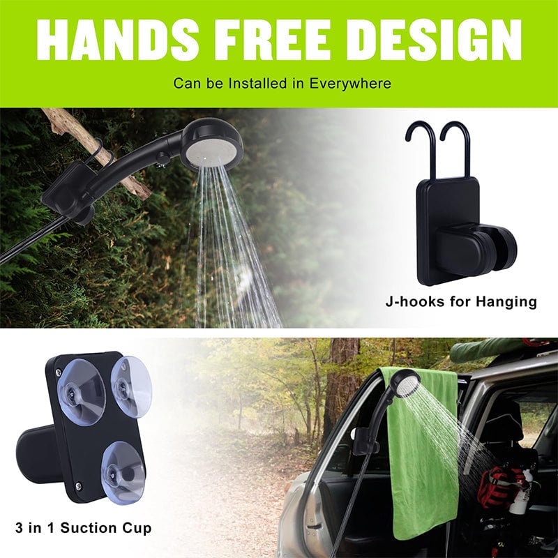 BowLift | Portable Rechargeable Outdoor Camping Shower Pump
