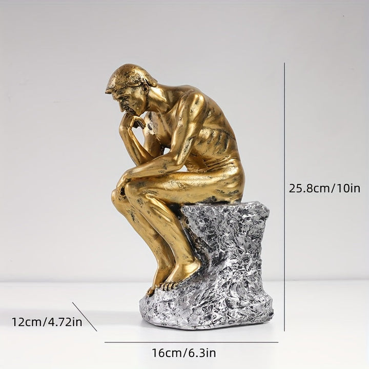 BowLift | Creative Character Sculpture, Thinker Decoration