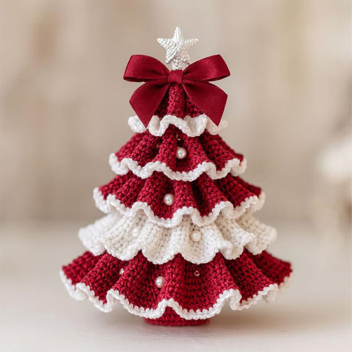 BowLift | PearlPine – Elegant hand-crocheted Christmas trees