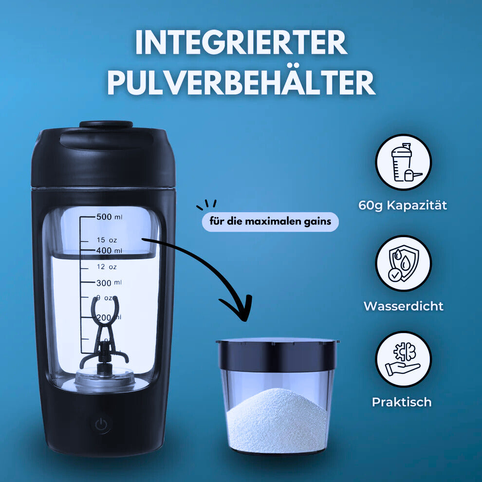 BowLift | MixMaster Shaker Bottle | 100% lump-free, leak-proof & BPA-free solution