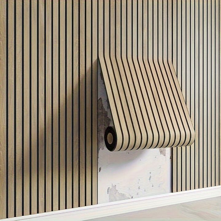 BowLift | 3D Self-Adhesive Wall Panels with Realistic Wood Look - Wallvera