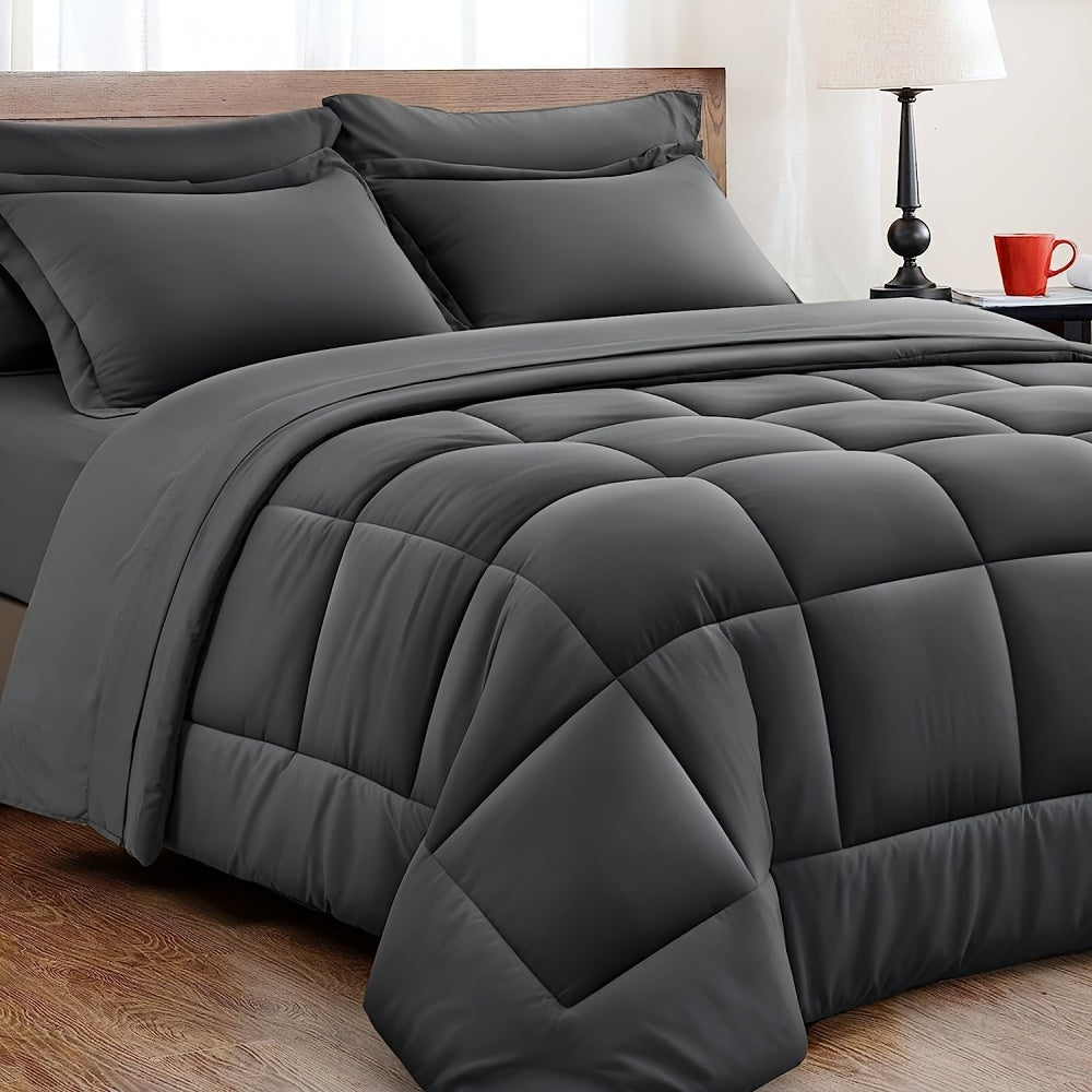 BowLift | SleepHaven All-Season Comforter Set | Breathable & Easy Care | Hotel Quality