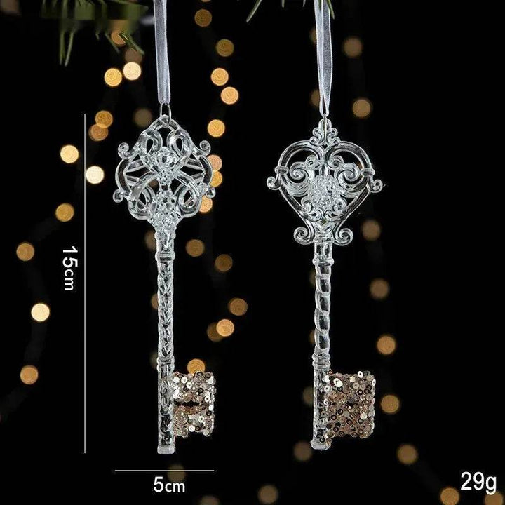 BowLift | Christmas Decorations Sequins Acrylic Transparent Pendant
