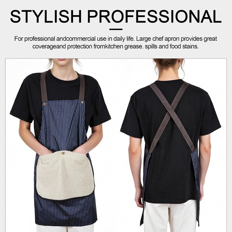 Cross Back Work Apron Bowlift