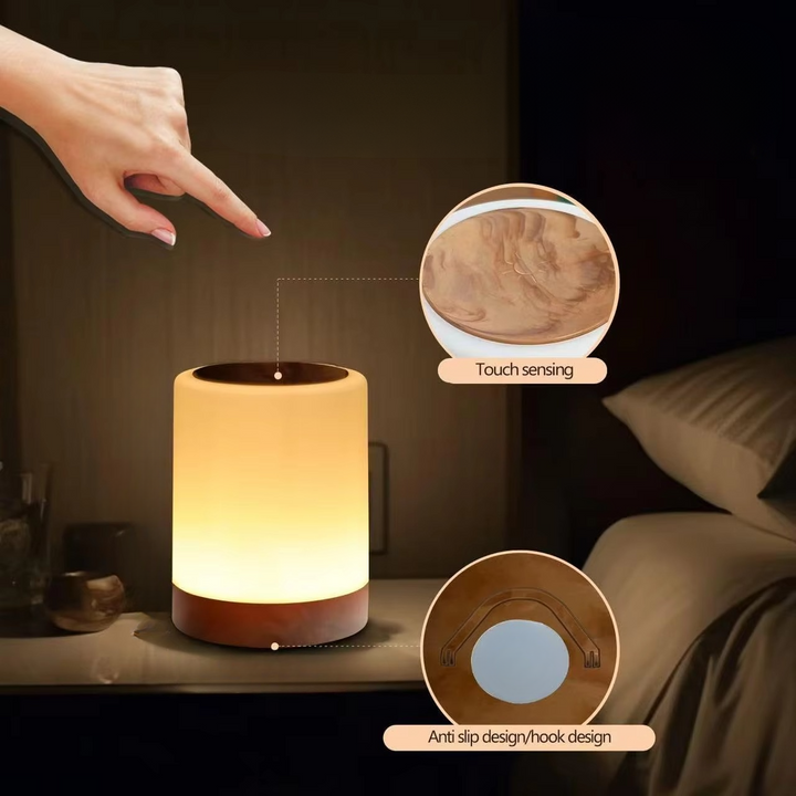 BowLift | Color Changing Touch Table Lamp With Remote Control For Bedroom Or Living Room