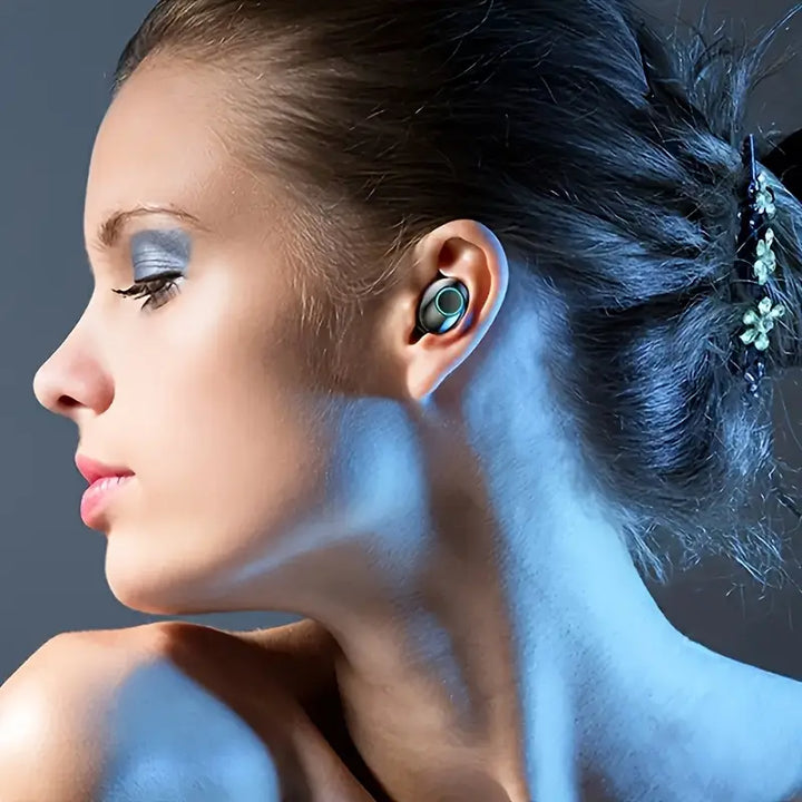 BowLift | Soniq - UltraBass Wireless Earbuds – Sporty In-Ear Headphones with Charging Case