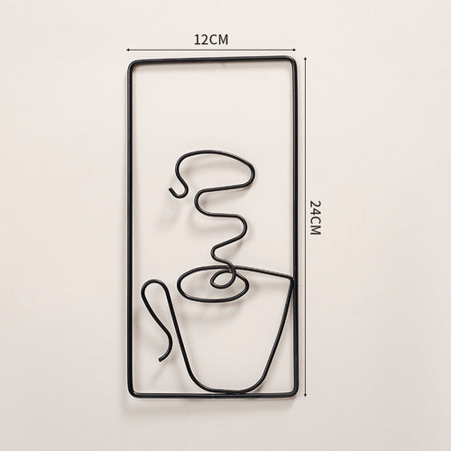 BowLift | Modern Abstract Cat Metal Wall Hanging for Stylish Home Decor