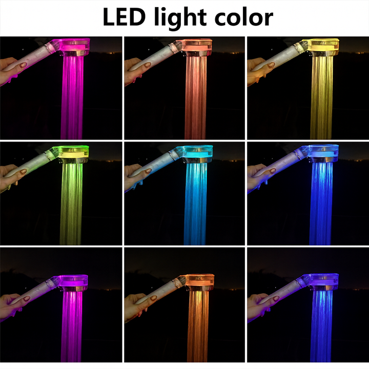 BowLift | Hydro Colorful High-Pressure Rainfall Shower Head