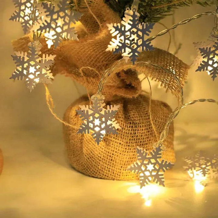 BowLift | Christmas LED Light String Santa Claus Elk Snowman Xmas Ornament String Light Christmas Decorations New Year Navidad Gift