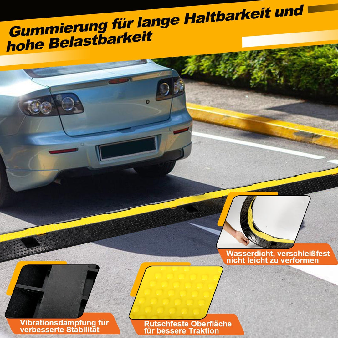 Cable bridge rubber cable protection mat 3 pieces | Bowlift