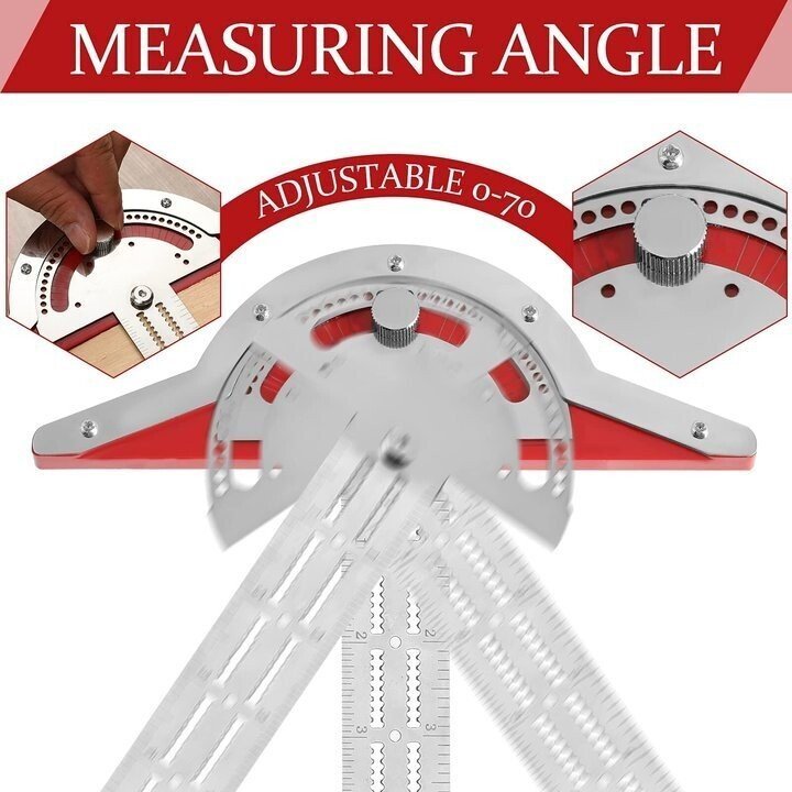 BowLift | Ultra Precision Marking Ruler Square T Type Woodworking Scriber Measuring Tool