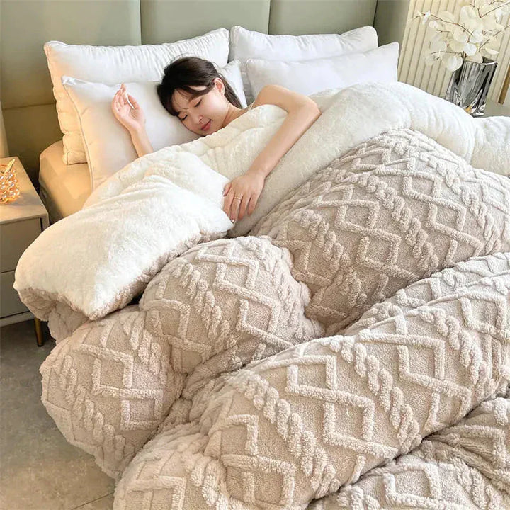 BowLift | SereneSleep Winter Duvet Cover - Luxury Cashmere Fleece Duvet for Ultimate Winter Comfort