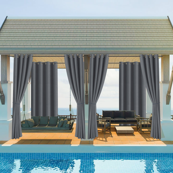Outdoor Curtain Waterproof with Eyelets | Bowlift