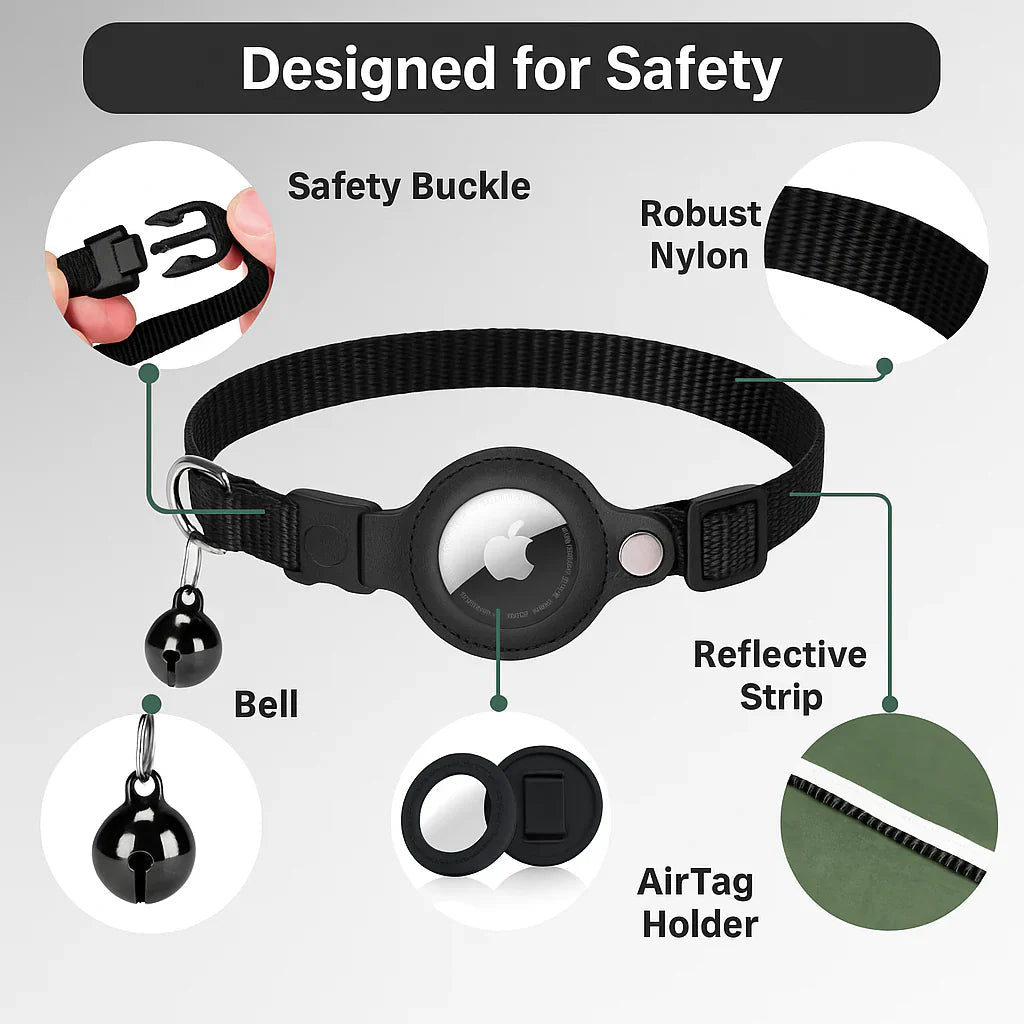 BowLift | FELITRACK – Cat GPS Tracker Collar with Reflective Design