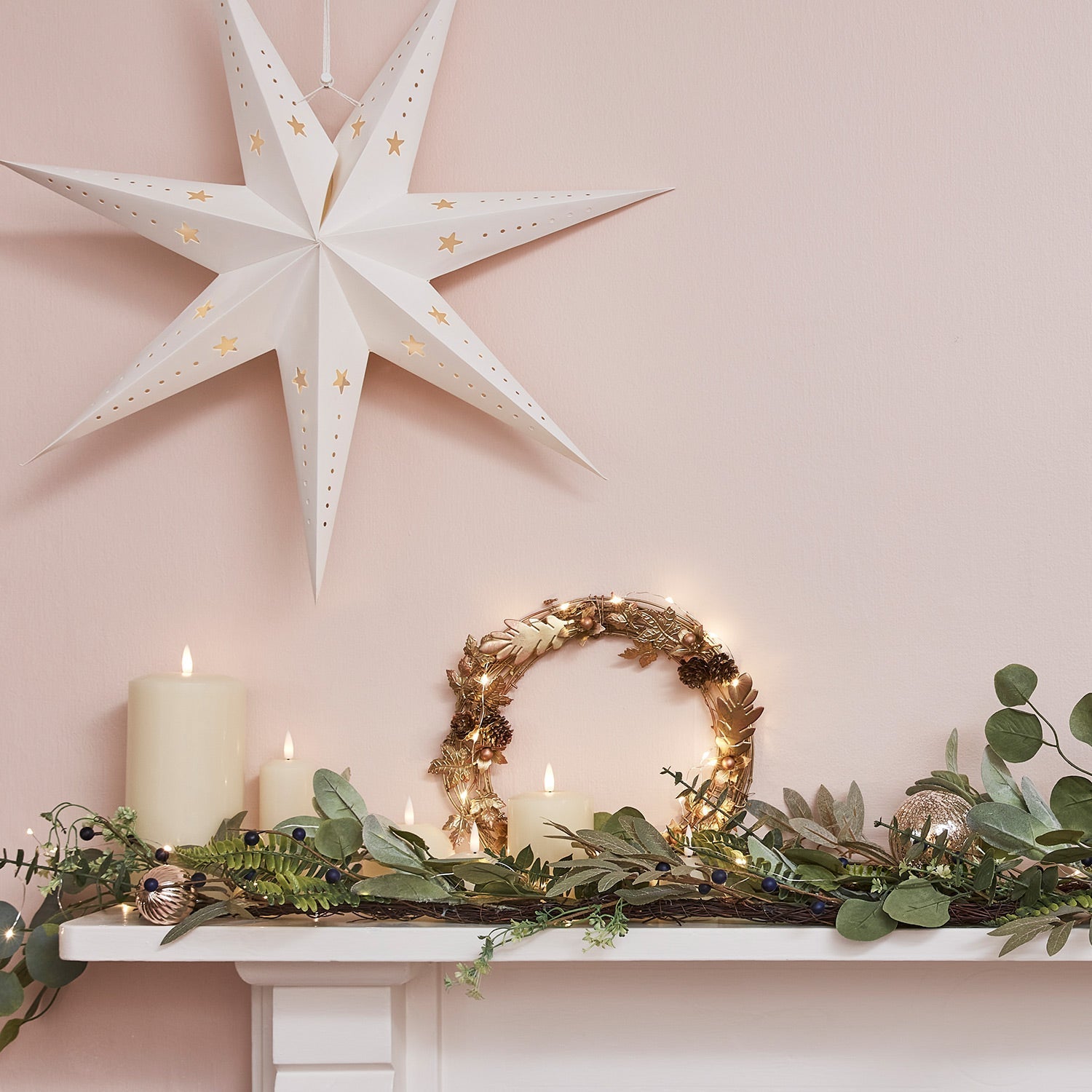 BowLift | Christmas Decorations Paper Star Light Set