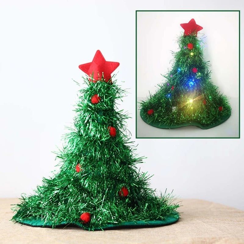 BowLift | Festive Christmas Tree Hat - Holiday Theme Hat, Santa Hats