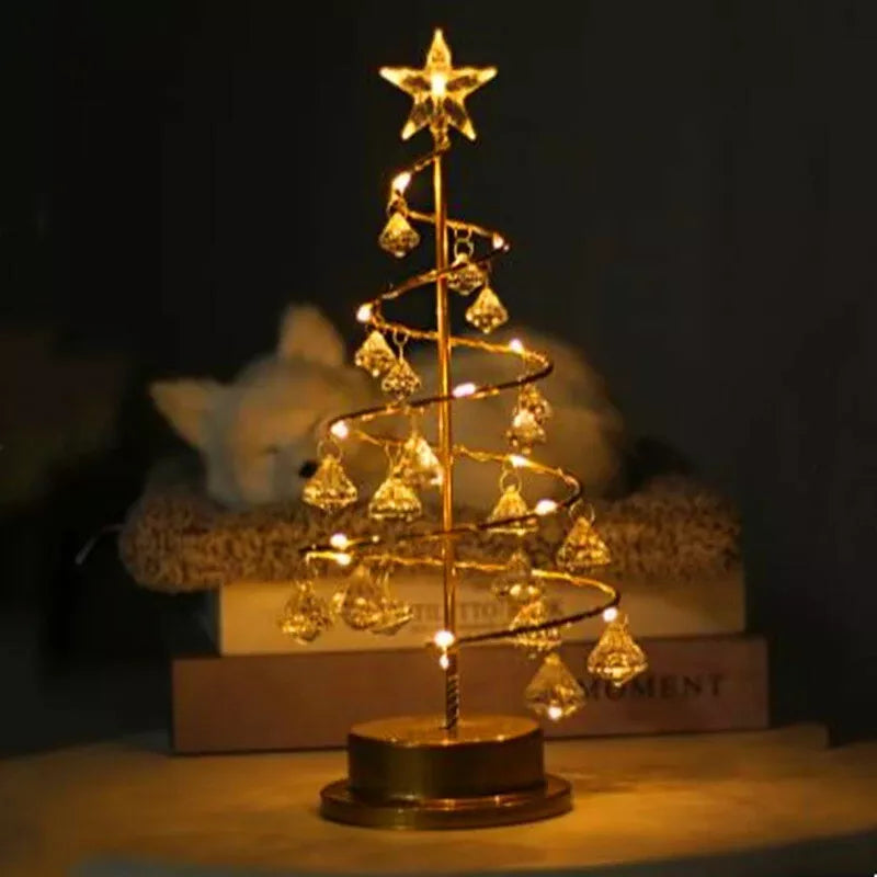BowLift | Christmas Table Lamp with LED Spiral Design