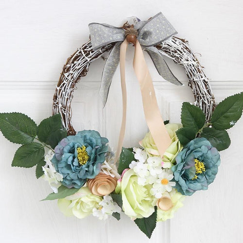 BowLift | Christmas Wreath Rustic Pine Cone Door Decoration