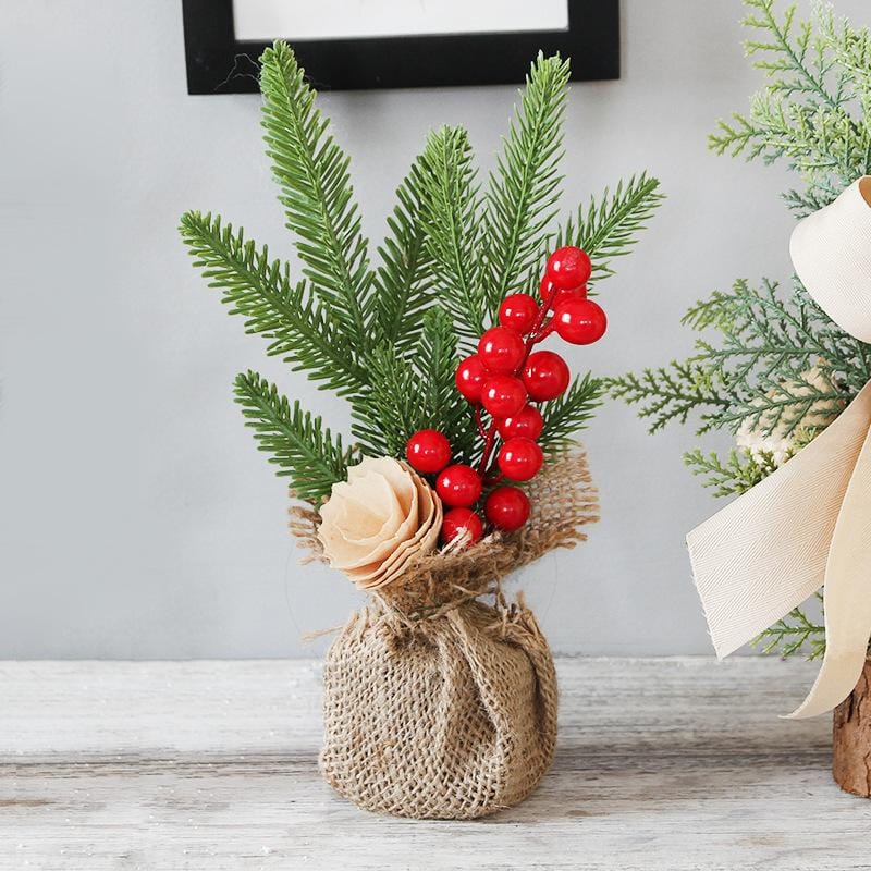 BowLift | Christmas Decorations Mini Tabletop Tree Set