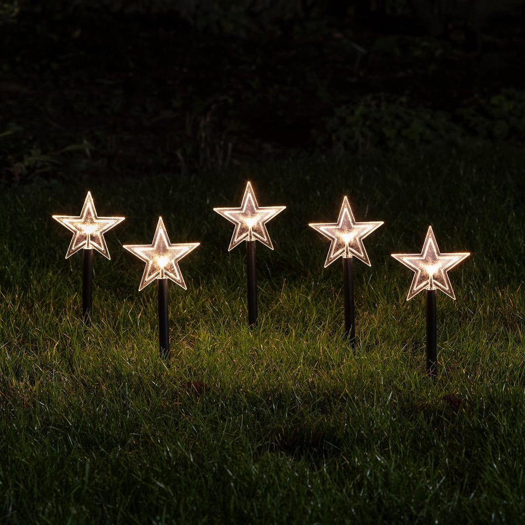 BowLift | Christmas Decorations Star Garden Stake Lights