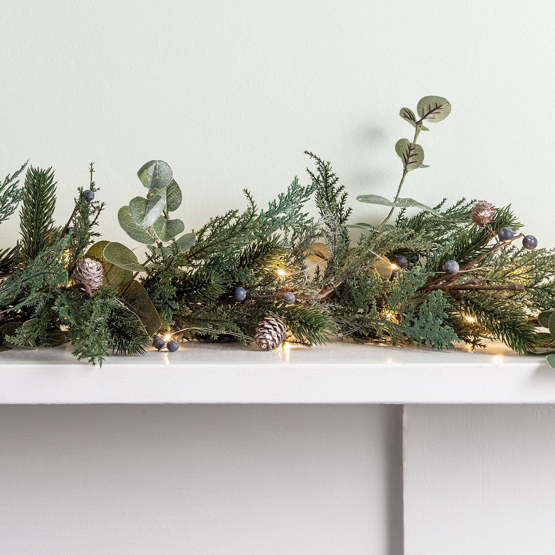 BowLift | Christmas Decorations Pre Lit Garland Lights