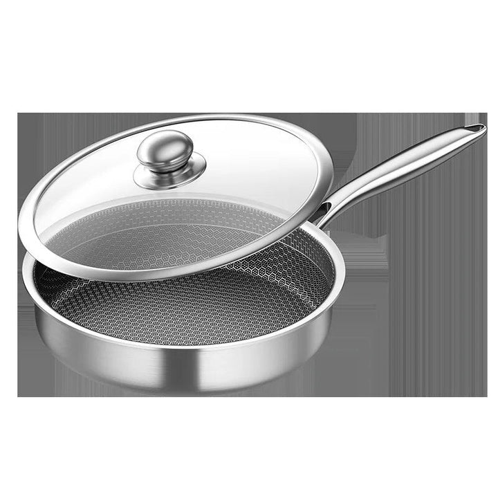 SmartSlick - Antibacterial Oil-Saving Cooking Pan with Non-Stick Coating Bowlift